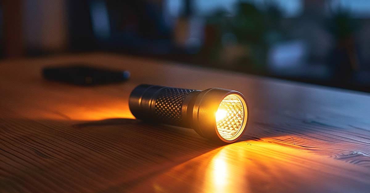 Neighborhood In Weatherford TX During A Nighttime Power Outage